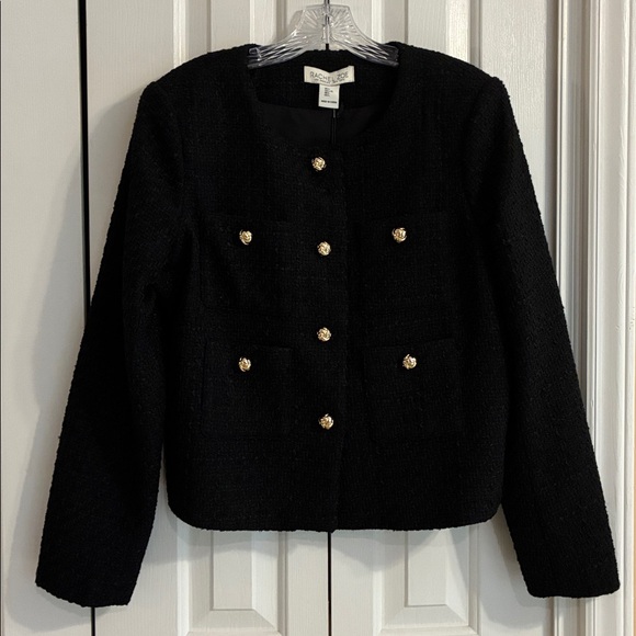 Blazer Rachel Zoe Tweed Crop Blazer - Picture 3 of 8